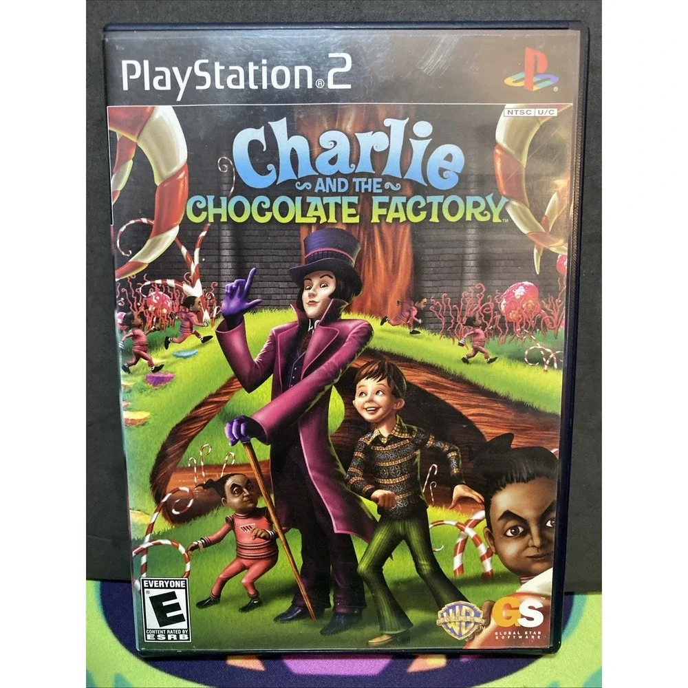 Charlie and the Chocolate Factory (Sony PlayStation 2, 2005) CIB